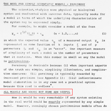 Figure 10.1: A discussion of parsimony from the 1960s